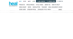 Desktop Screenshot of healcharity.org